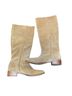 Sole Society 100% Gauze Solid Tan Boots Size 8 1/2 - photo 1