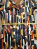 Etcetera 64% Cotton 36% Silk 100% Polyester Print Multi Color Blazer Size 4 - photo 11