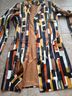 Etcetera 64% Cotton 36% Silk 100% Polyester Print Multi Color Blazer Size 4 - photo 9