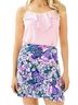 Lilly Pulitzer Floral Teal Blue Pink Purple Skort Size 14 - photo 1