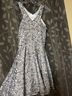 Aqua 100% Polyester 96% Polyester 4% Spandex Floral Black Pink Cocktail Dress Size M - photo 5