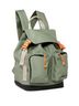 Ganni 100% Polyester Solid Green Backpack One size - photo 5