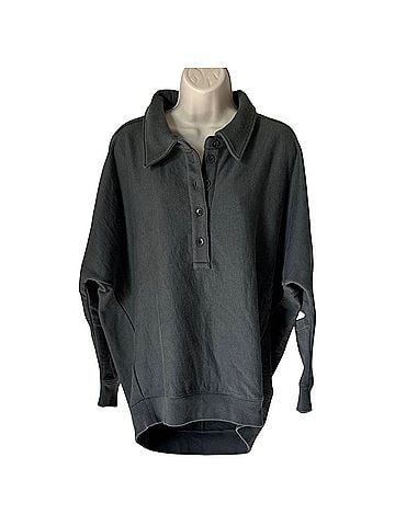 Tibi Cocoon Collared Sweatshirt (view 1)