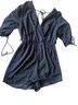 Speechless Polka Dots Black Romper Size XL - photo 1
