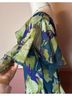 Robbie Bee Floral Blue Green Purple Cocktail Dress Size 12 - photo 5