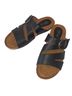 eürosoft by söfft Black Brown Sandals Size 9 1/2 - photo 1