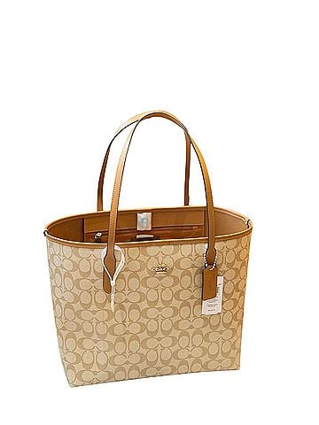 Coach Leather Tote (view 2)