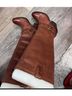 Lucky Brand 100% Leather Brown Boots Size 6 - photo 8