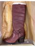 Lucky Brand 100% Leather Brown Boots Size 6 - photo 7