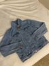Levi's 100% Cotton Blue Denim Jacket Size M - photo 4
