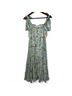 Blu Pepper 100% Polyester Print Blue Casual Dress Size L - photo 3