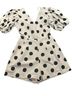 Fab'rik Polka Dots Black White Romper Size S - photo 1