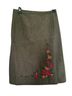 Ann Taylor Floral Green Red Orange Wool Skirt Size 4 - photo 1