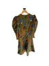 Hunter Bell Print Green Blue Casual Dress Size 2X - photo 2