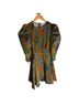 Hunter Bell Print Green Blue Casual Dress Size 2X - photo 1