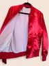 Kylie 100% Polyester Graphic Red White Jacket Size S - photo 4
