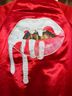 Kylie 100% Polyester Graphic Red White Jacket Size S - photo 5