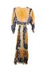 Sandro Yellow Blue Cocktail Dress Size 2 - photo 2