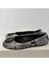 Tory Burch 100% Leather Snake Print Gray Black Flats Size 7 1/2 - photo 5