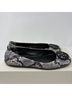 Tory Burch 100% Leather Snake Print Gray Black Flats Size 7 1/2 - photo 8