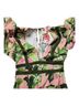 FARM Rio Floral Pink Jumpsuit Size M - photo 2