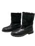 Ugg 100% Leather 100% Sheepskin Black Boots Size 9 - photo 4