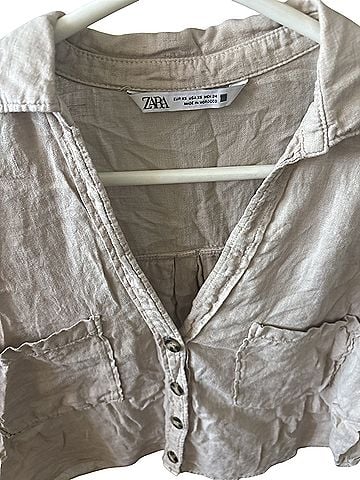 Zara unknown Short Sleeve Button-Down Shirt (view 2)