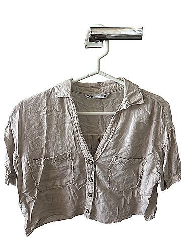 Zara unknown Short Sleeve Button-Down Shirt (view 1)