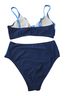 Cupshe Blue Two Piece Swimsuit Size M - photo 2