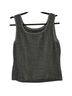 Peruvian Connection 100% Pima Cotton Black Tan Tank Top Size L - photo 1