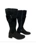 Sundance 100% Suede Solid Black Boots Size 6 1/2 - photo 3