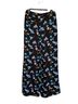 Cynthia Rowley Floral Black Blue Casual Pants Size 4 - photo 2
