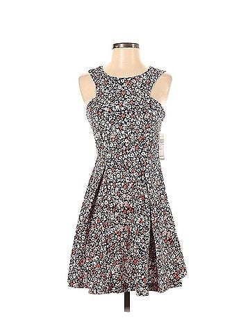 BCBGeneration Floral Pleated Casual Dress (view 1)
