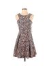 BCBGeneration Floral Pink Blue Red Casual Dress Size 4 - photo 1