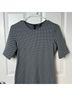 Theory Houndstooth Graphic Black White Cocktail Dress Size 4 - photo 4
