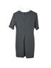 Theory Houndstooth Graphic Black White Cocktail Dress Size 4 - photo 2