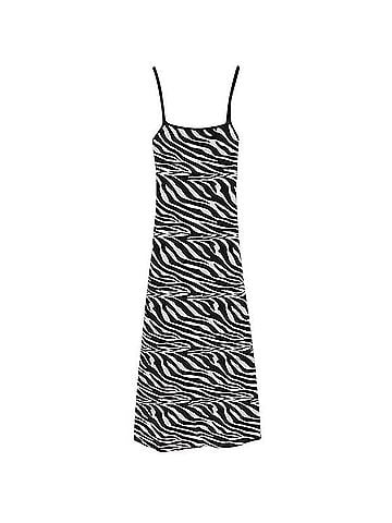 Zara knit zebra dress Casual Dress (view 1)