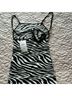 Zara Zebra Print Black White Casual Dress Size S - photo 3