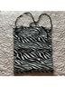 Zara Zebra Print Black White Casual Dress Size S - photo 5