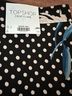 Topshop Polka Dots Floral Black White Pink Casual Pants Size 6 - photo 3