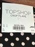 Topshop Polka Dots Floral Black White Pink Casual Pants Size 6 - photo 6