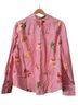 Eliane Rose Stripes Pink Button-Down Shirt Size XL - photo 8
