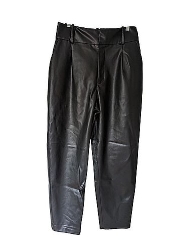 Zara Faux Leather Pants (view 1)