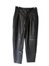 Zara 100% Polyurethane Black Faux Leather Pants Size M - photo 1