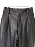 Zara 100% Polyurethane Black Faux Leather Pants Size M - photo 4