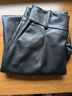 Zara 100% Polyurethane Black Faux Leather Pants Size M - photo 6