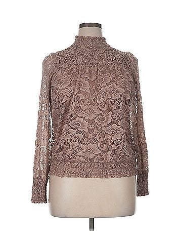 Cable & Gauge Long Sleeve Blouse (view 1)