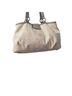 Coach Print Gray Ivory Leather Satchel One size - photo 2