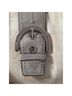 Coach Print Gray Ivory Leather Satchel One size - photo 3