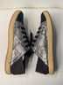 GEOX Snake Print Silver Black Sneakers Size 6 - photo 3